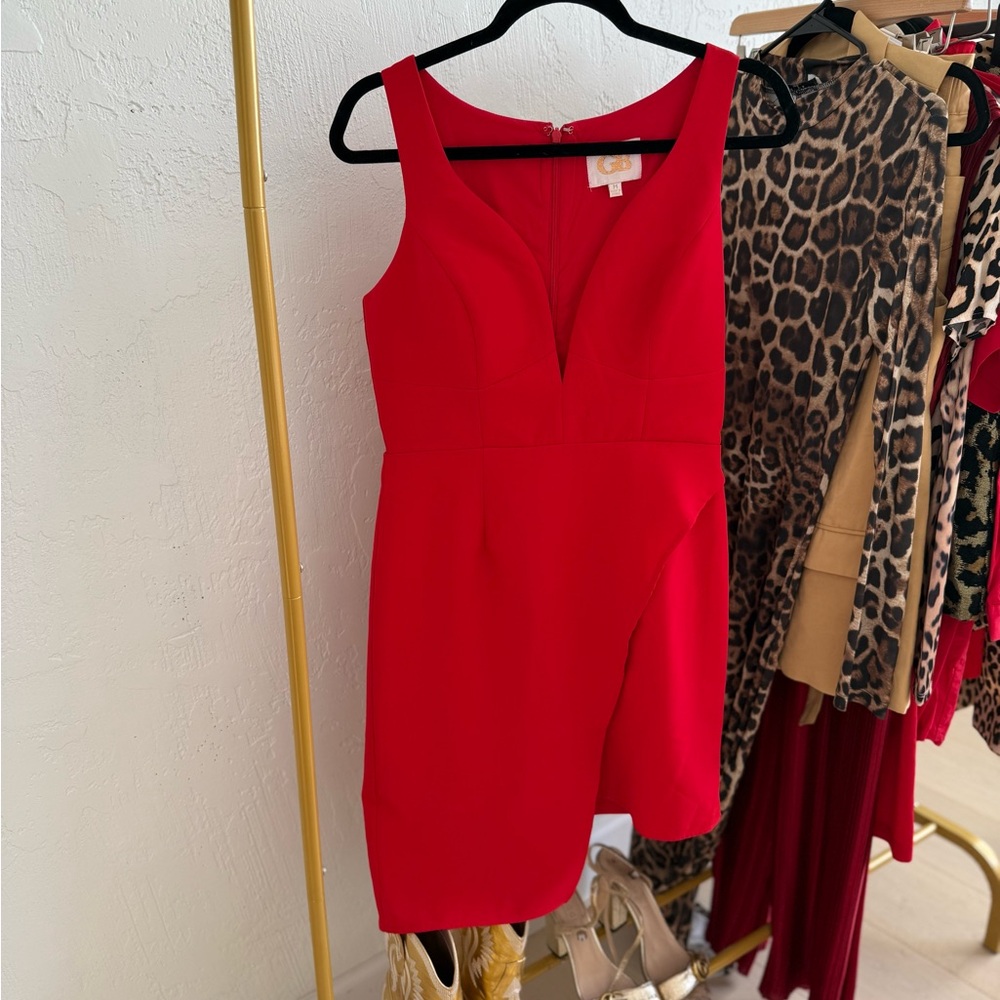 Gianni Bini Vibrant Red Mini Dress